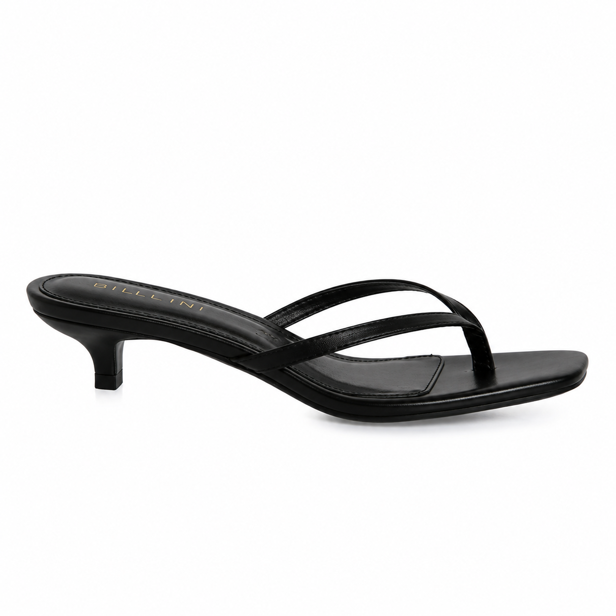 Zwarte Kitten Heel Teenslippers